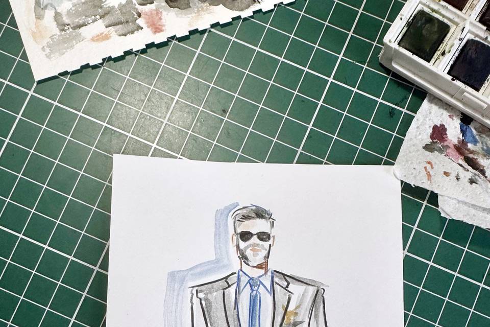 Guest Watercolour Sketch