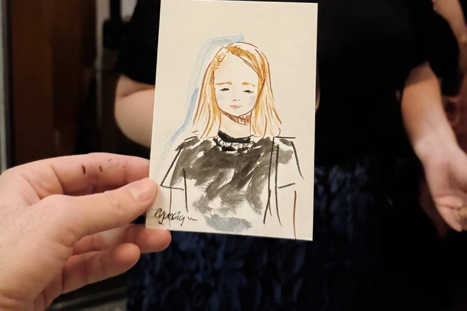 Guest Live Sketch Keepsake