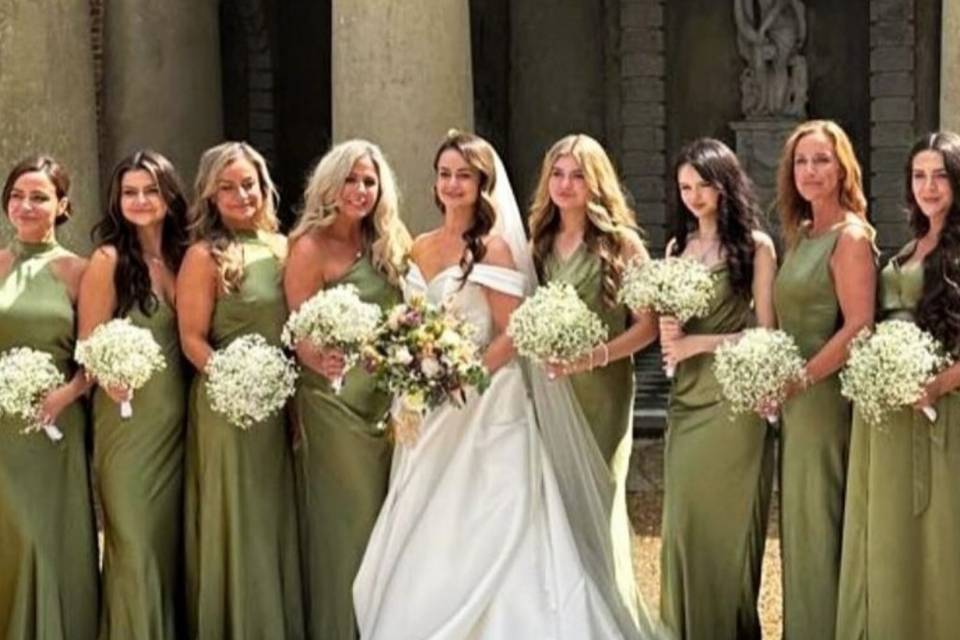 Bride & bridal party