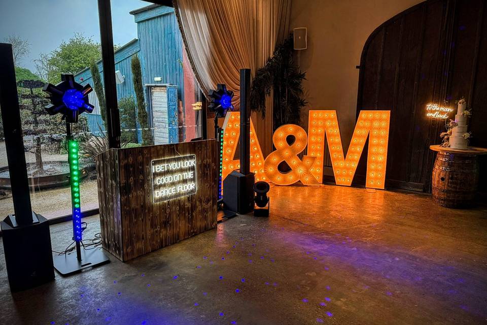 Rustic Wedding Disco
