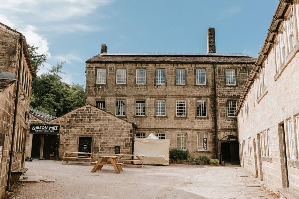 The courtyard