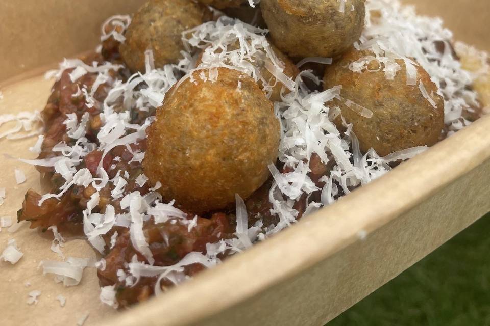 Mushroom & truffle arancini