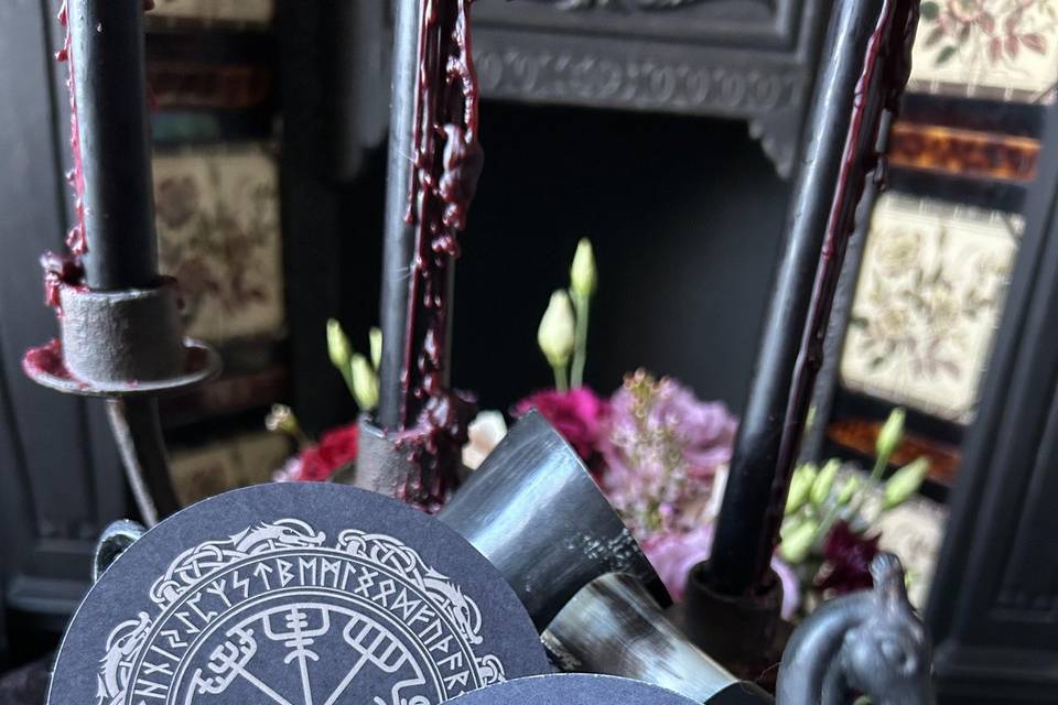 Viking wedding stationery