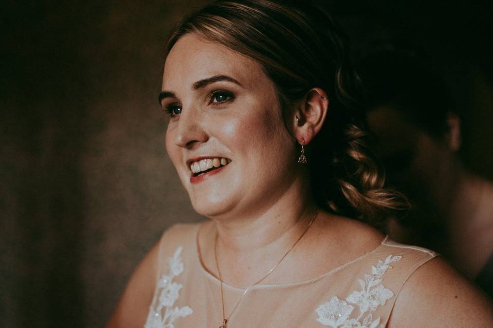 Glowing bride
