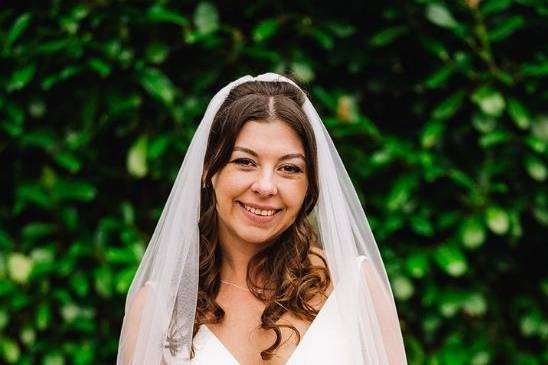 Harriet glowing on her big day