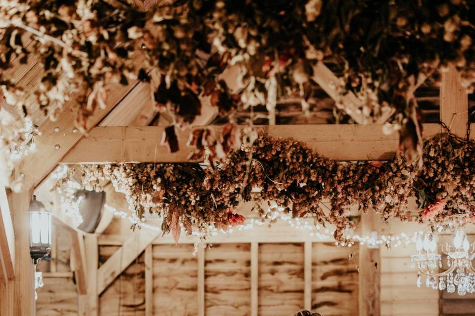 Small barn wedding