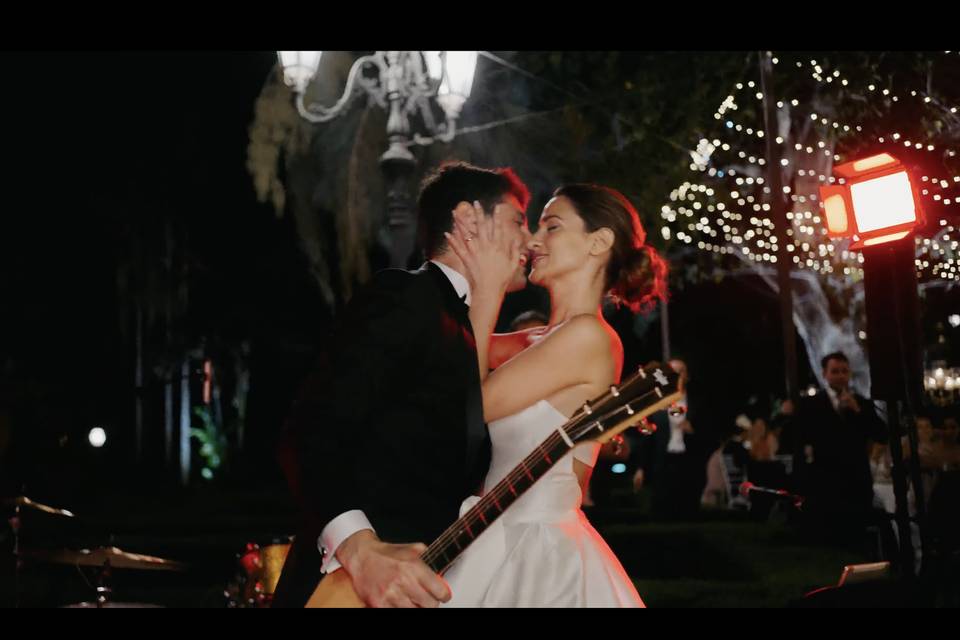 Wedding reception in Italy