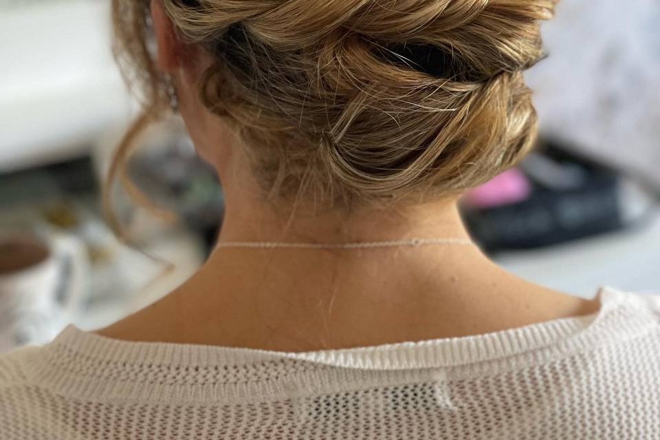 A twisted updo
