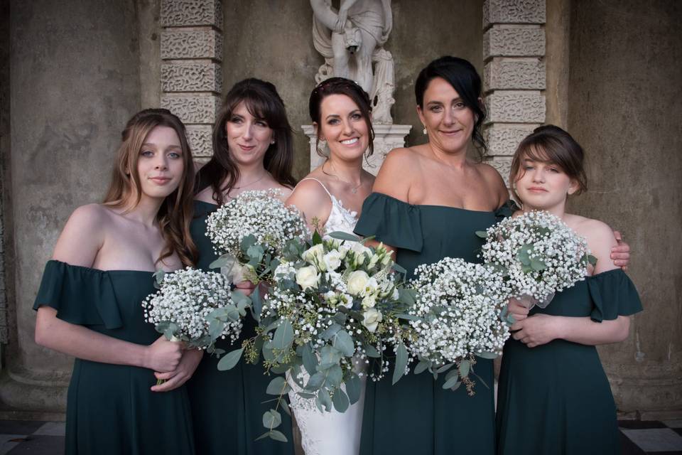 Bride and Maids