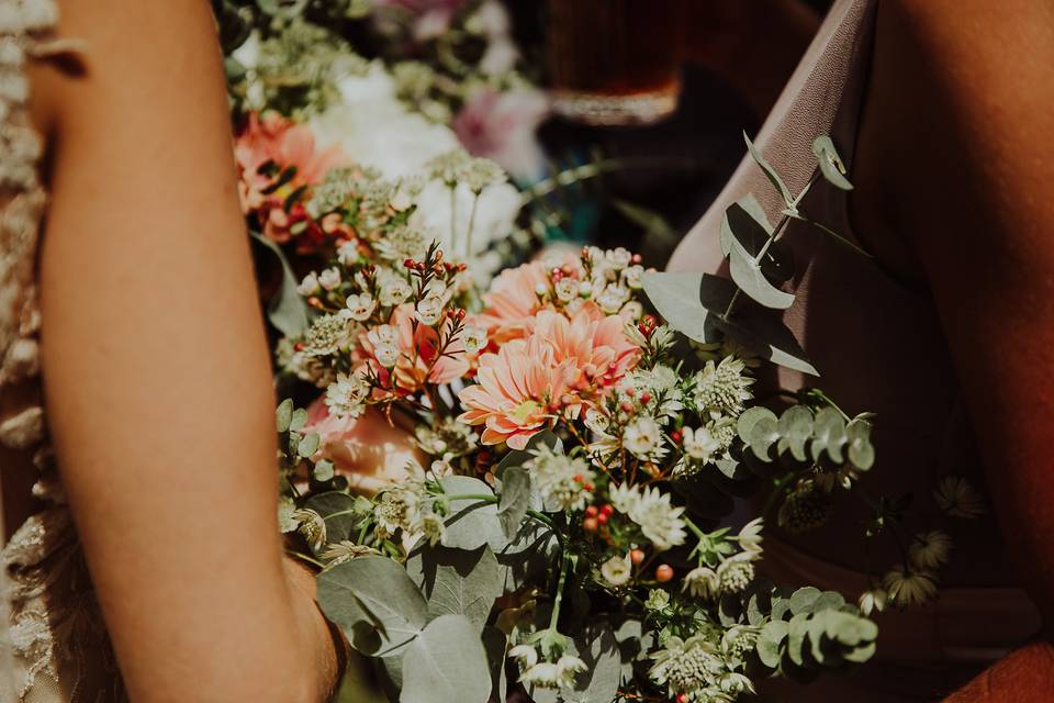 Wedding blooms in Bath