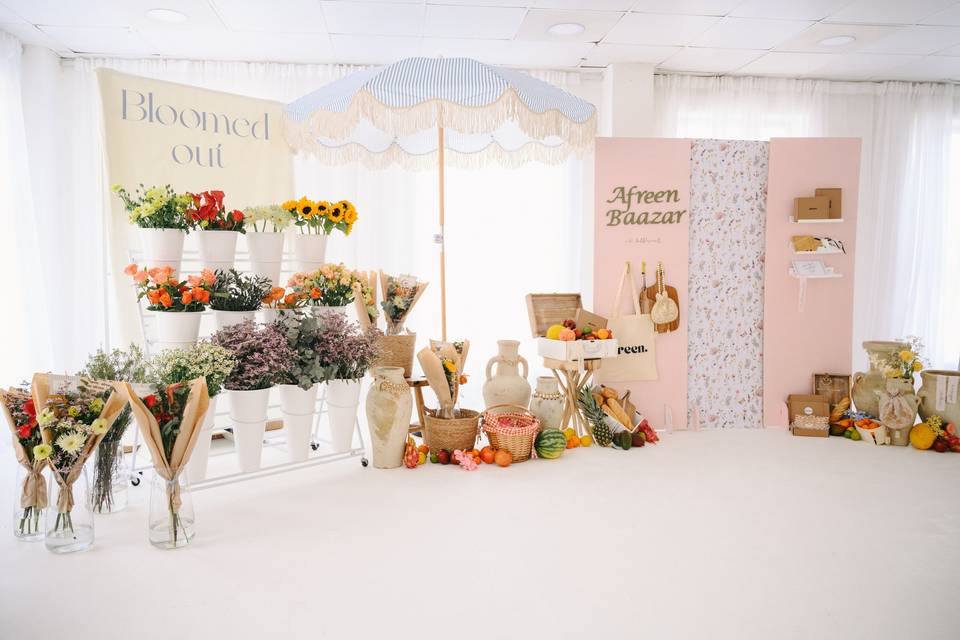 Bloom bar at a launch event