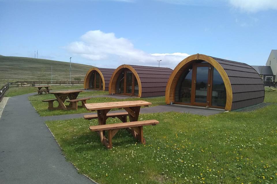 Glamping Pod front view