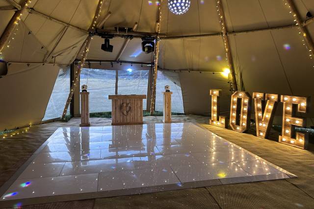 Rustic set up