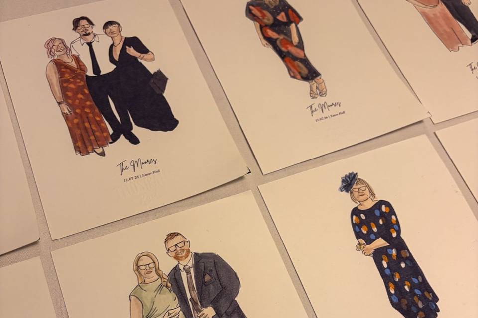 Live guest illustration