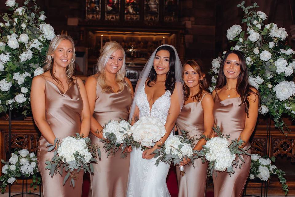 Stunning Bridesmades