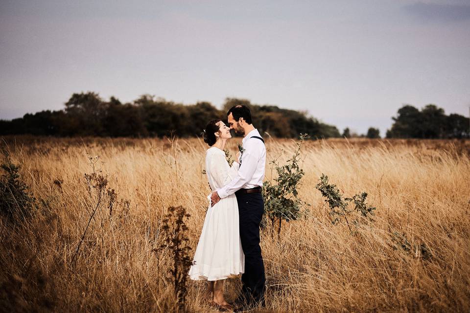 Portrait in the fields