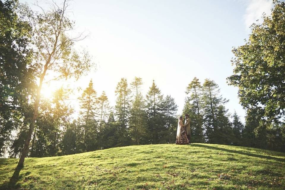 Couple on the golf course