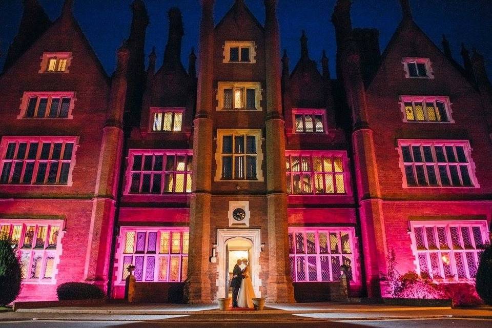 Hotel Front at Night