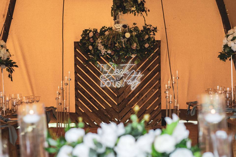 Rustic Reception