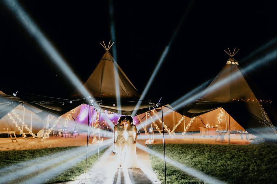 Night-time Outdoor Reception