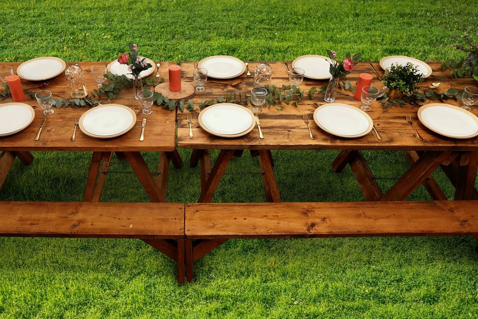 Rustic Table Set-up