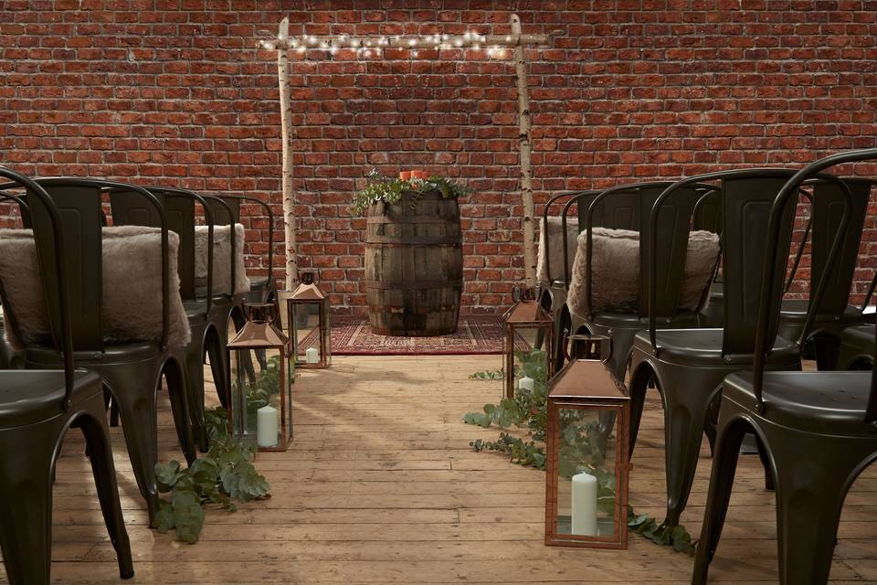 Rustic Wedding Ceremony