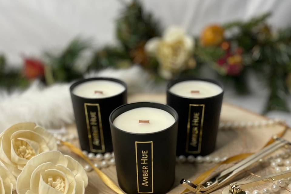 Amber Hue Candles