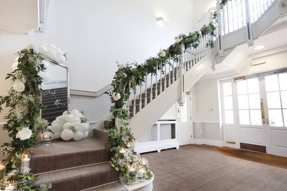 Stairway to your wedding day!