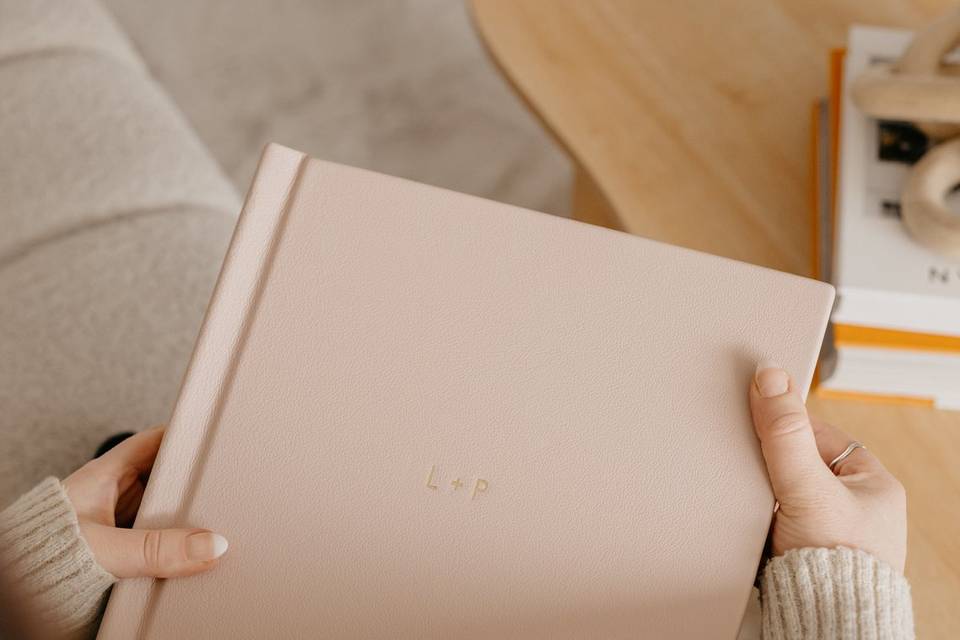 Matted Album in Blush