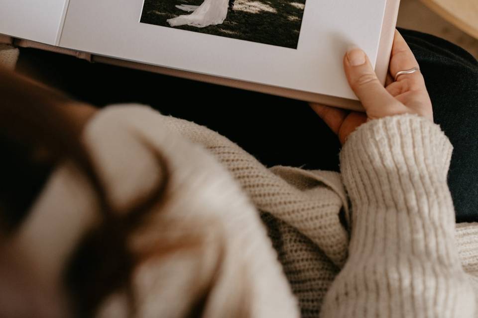 Inside a Matted Album