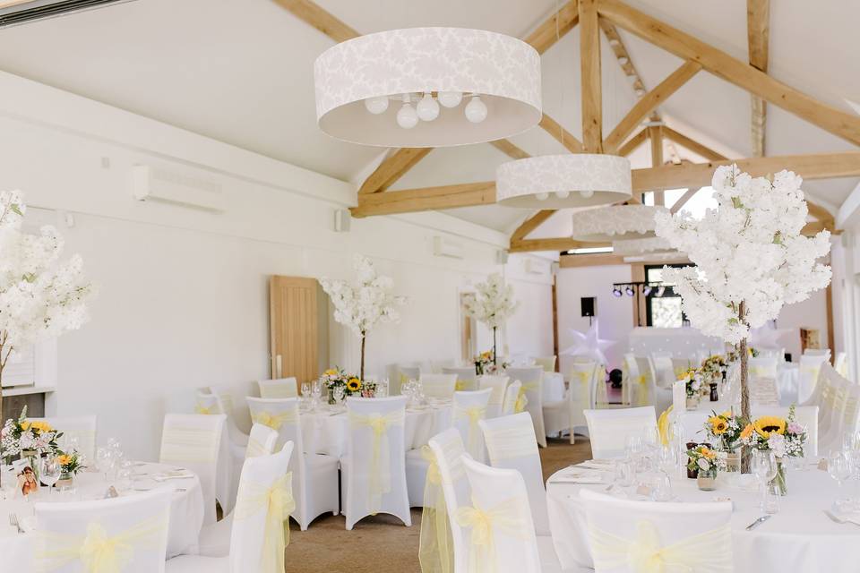 Bright and airy reception room