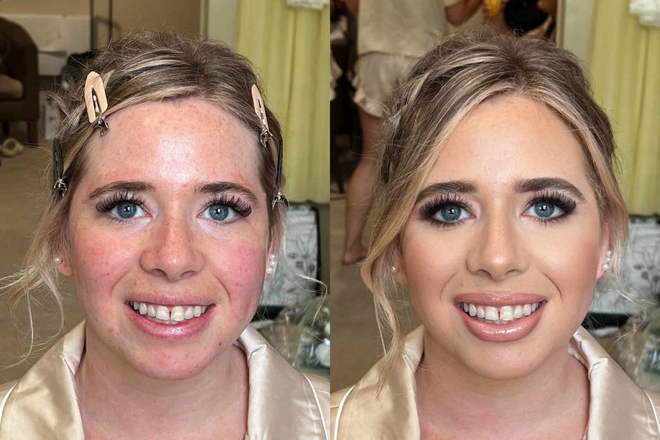 Before and after Bridesmaid