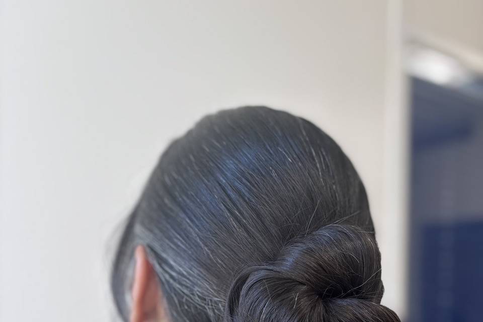 Hair up