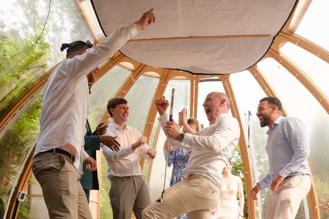Golf at a Wedding