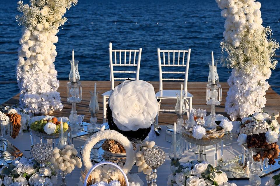 Seafront Wedding Decoration
