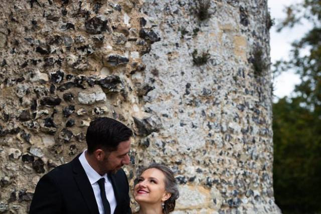 Couple looking at each otehr