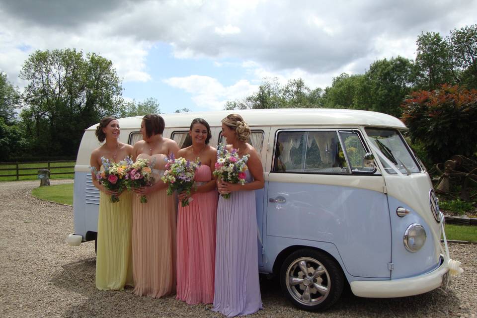 Perfect bridesmaid's transport