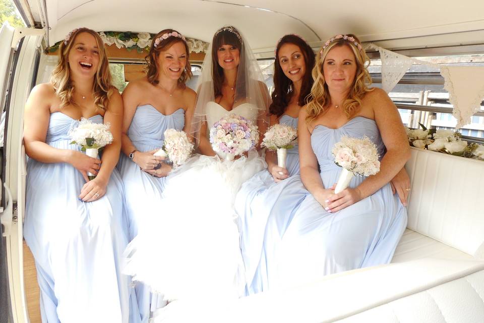 Bridal party in Lillie