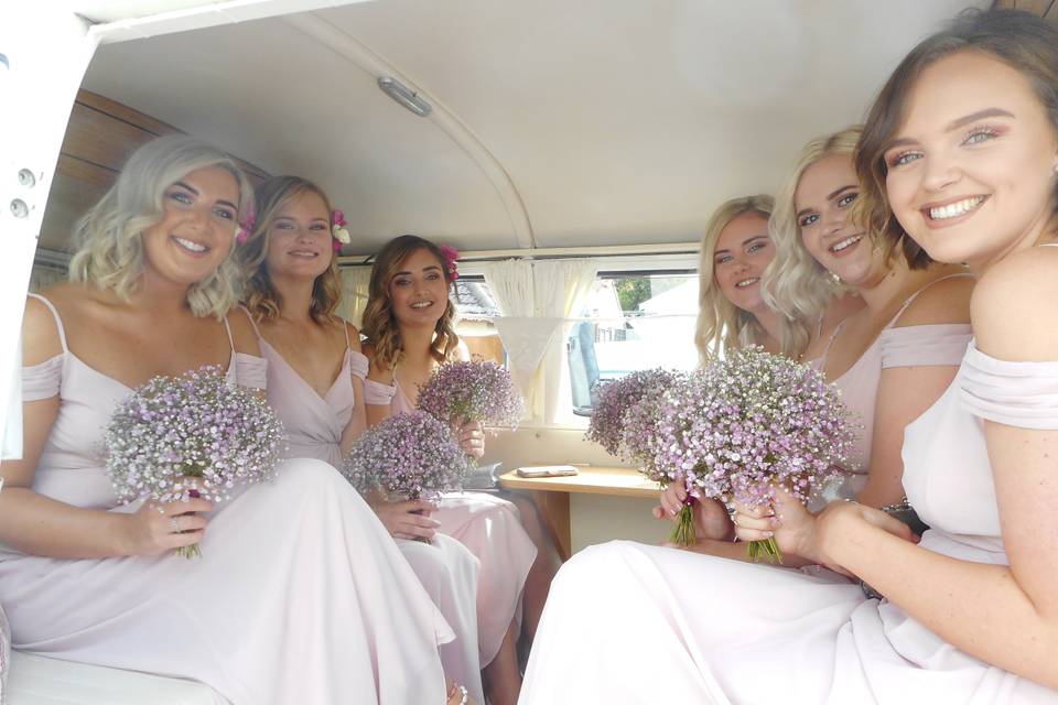 Bridesmaids in Lulu