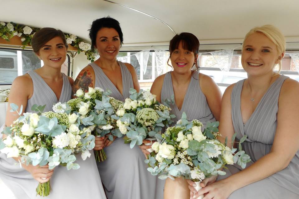 Bridesmaids in Lillie