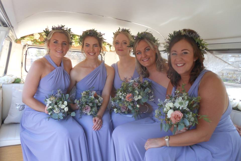 Bridesmaids in Lillie