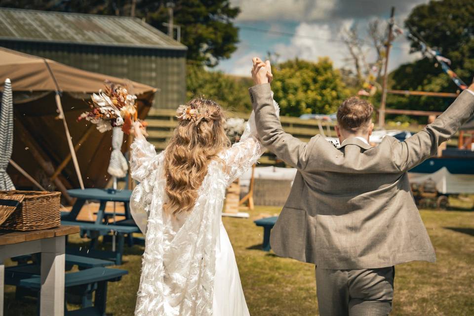 Bride and groom