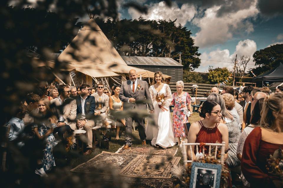 Outdoor ceremony