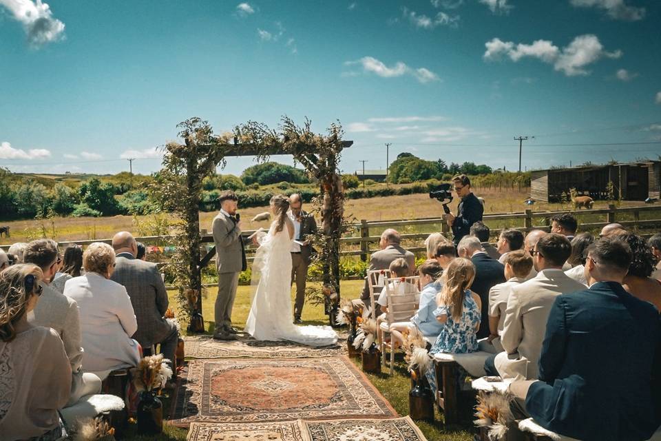 Outdoor ceremony