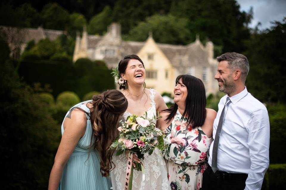 Sarah at Owlpen Manor