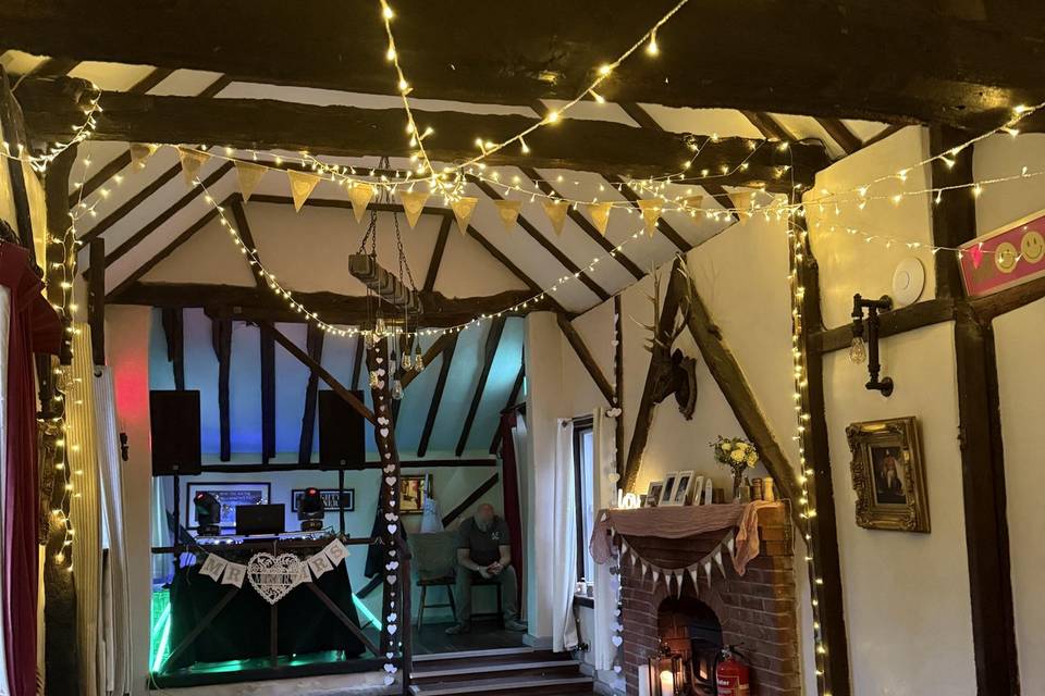 Large dance floor area