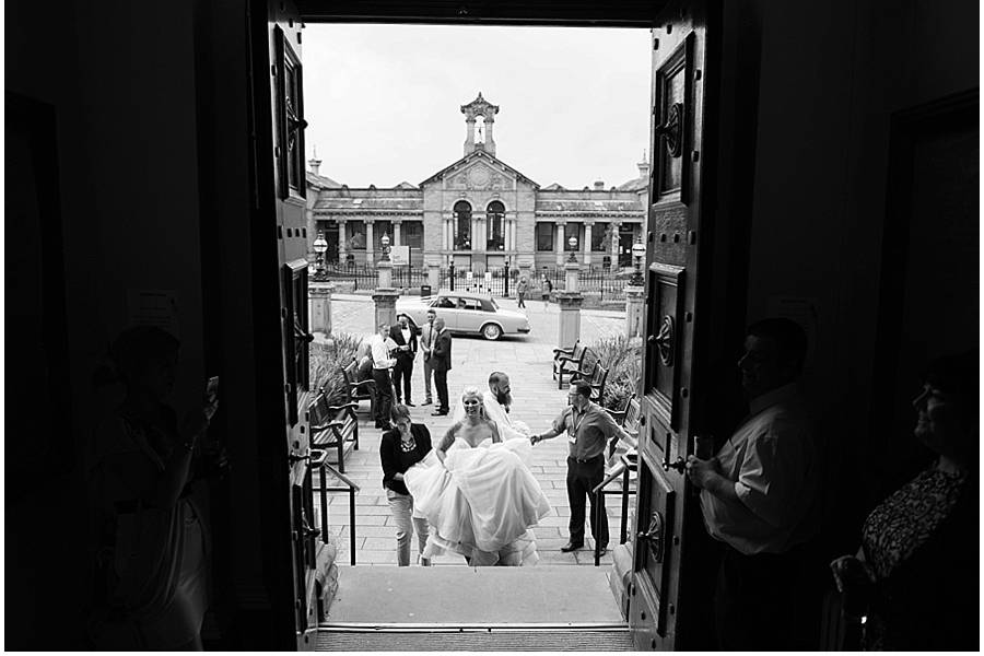 Brides arrival