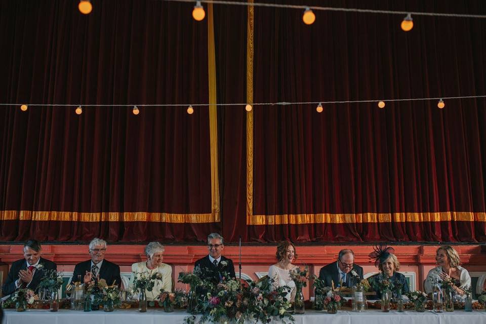 Top Table in the Main Hall