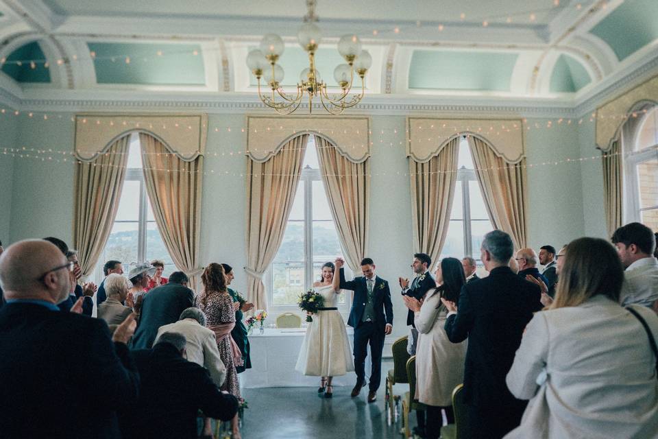 Glen Room ceremony