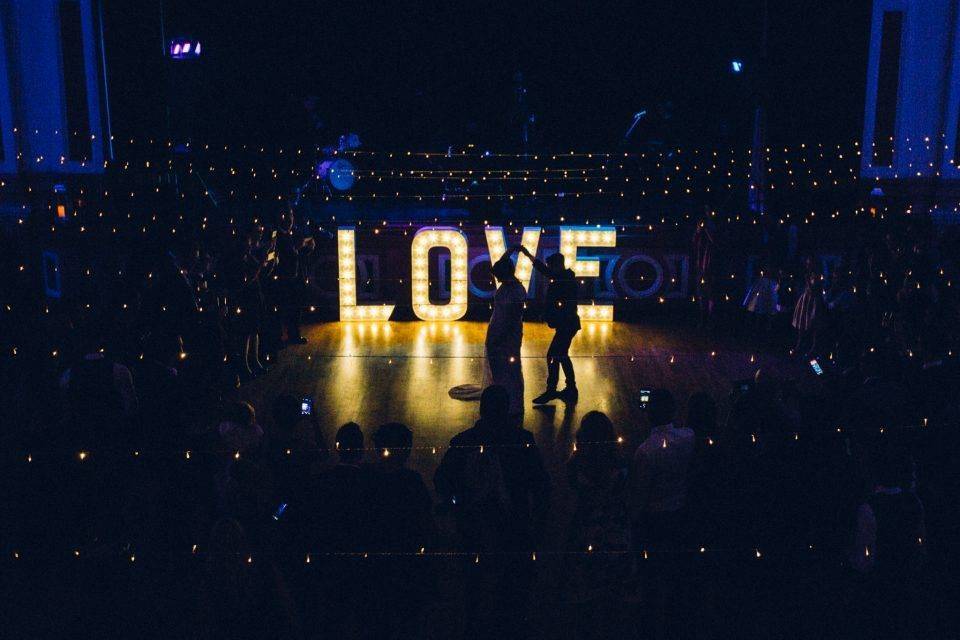 First Dance at night